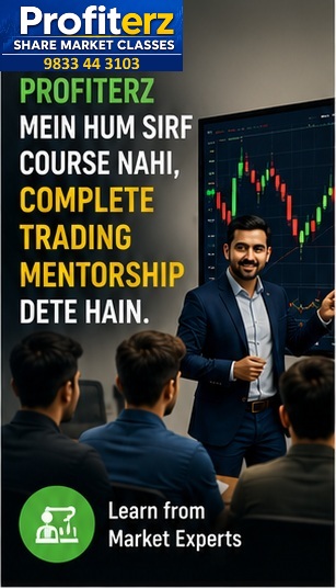 Complete trading mentorship, learn from market experts at Profiterz stock market academy Mira Road